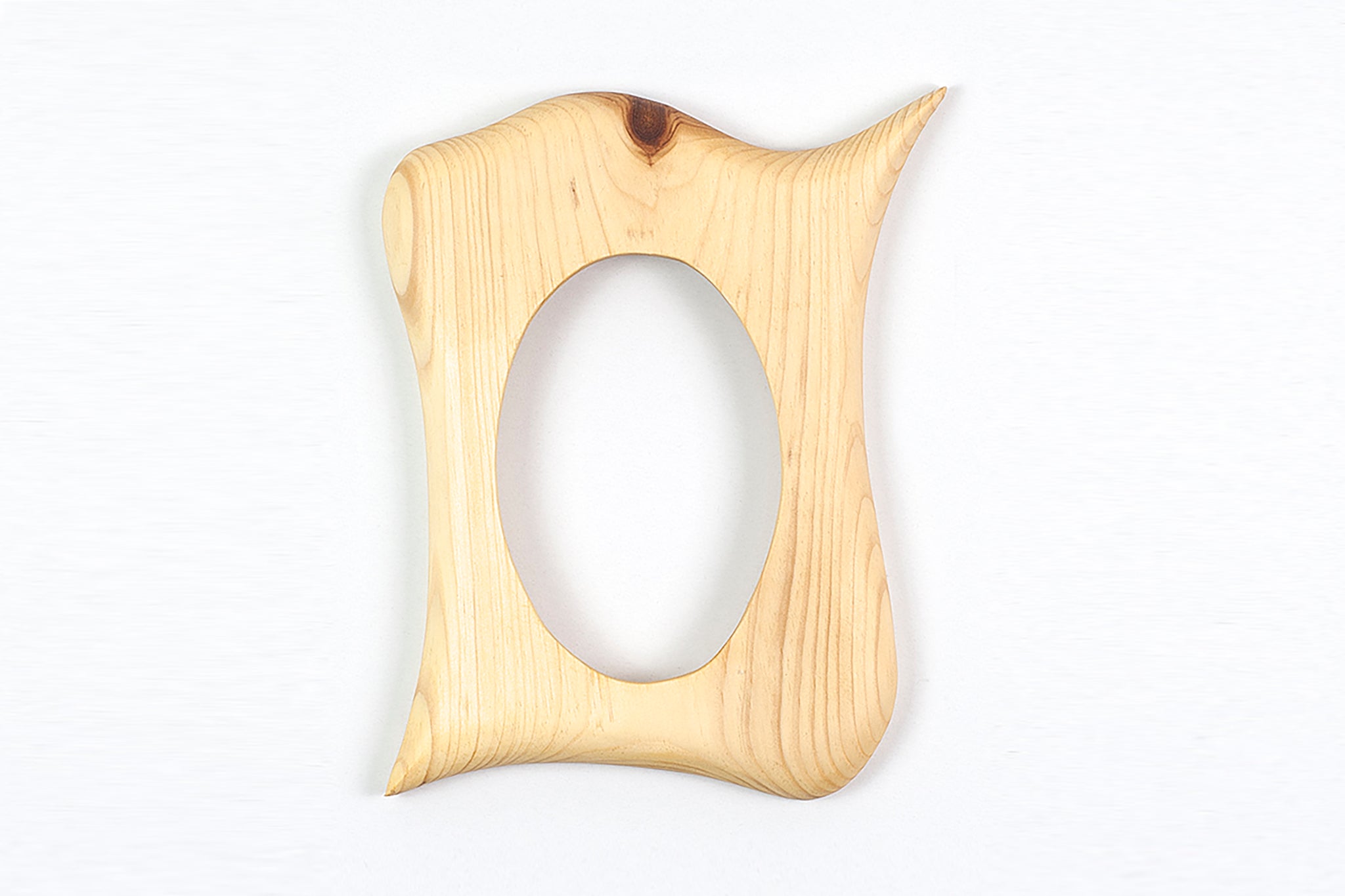Ovaler Holzrahmen 10x15 cm aus Kiefer